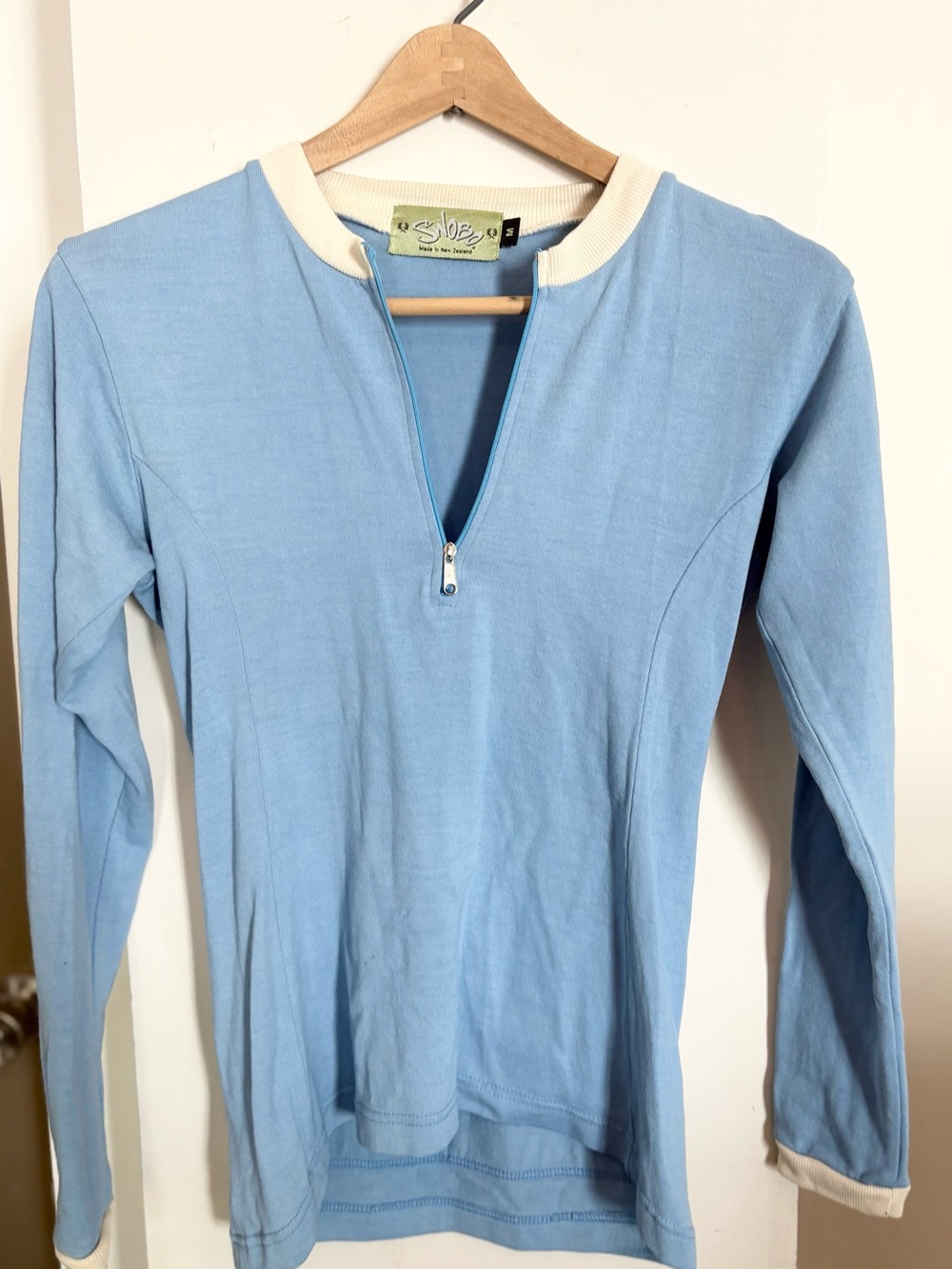RARE Vintage 100% Merino Wool Swobo Cycling Jersey